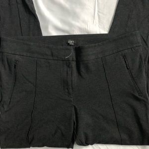 LOFT EUC dk gray knit skinny pants 18T
